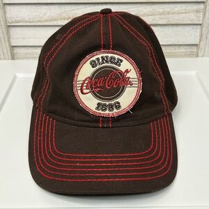 Coca Cola Brown and Red 1886 Dallas Syrup Plant Vintage Style Hat Cap